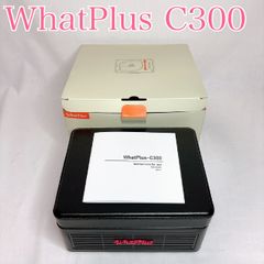 【未使用に近い美品】CDプレイヤー　WhatPlus C300　ポータブルCD コンパクト 簡単操作 クリア音質 CD-R対応 語学学習 シンプルデザイン