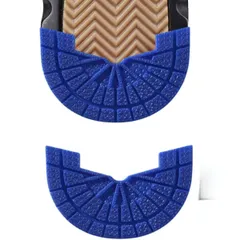 [Ryubof] ヒールプロテクター かかとすり減り防止 ソールガード ヒールガード スニーカー補修 靴底修理キット シューケアキット 3ペア6枚 滑り止め 防水 革靴 AJ1用 補強テープ 靴底補修 (ダークブルー, 2 [ダークブルー] [26.5～27]