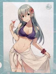 BANDAI SPIRITS 이치 반 쿠지 칸코레 나, 수영장에서는 샤기하고 싶다!! D상함무스메 공식 그려내 포스터