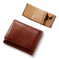 ココマイスター フィレンツェメンデス 三つ折り財布 ドラーロレザー
