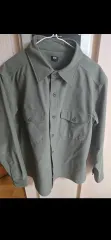 ユニクロ L サイズ シャツ ジャケット カーキ
