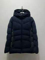 アディダス ネイビー ダウン アウター フーディー 85