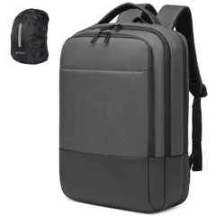 【特価商品】ビジネスリュック リュックサック 防水 レインカバー付 15.6インチ メンズ PCリュック バックパック A4収納可 リュック 軽量 薄型 通勤 高校生 [SUNOGE] 通学 出張 旅行