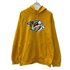 adidas プリントスウェット パーカー L イエロー アディダス プルオーバー ビッグプリント フーディー スウェット 秋物 a712-6653