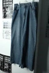 (L) リリエンコ デニム ワイドフィット ライトブルー-2328