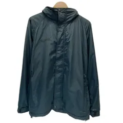 Columbia　ナイロンジャンパー　マウンテンパーカー　アウター　ハイネック　フルジップ　フード収納　無地　ワンポイント　ブランドロゴ　刺しゅう　アウトドア　古着