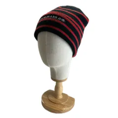 POLO JEANS RALPH LAUREN　ニット帽　ビーニー　帽子　ボーダー　ワンポイント　ブランドロゴ　刺しゅう　グッズ　古着