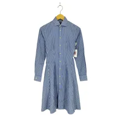 ポロラルフローレン POLO RALPH LAUREN ストライプ柄シャツワンピース レディース  0
