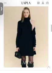 LAPLA Amber Knit Halterneck mini Dress 엠버