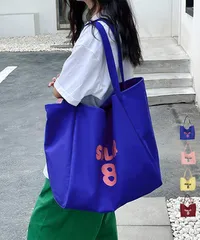 大容量キャンバストートバッグ肩掛けバッグ