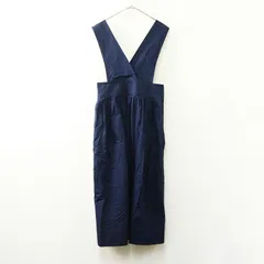 定価99000円 2024SS ドゥロワー DRAWER SUMMER ツイルギャザージャンパースカート ネイビー┃ジャンスカ【2400014614787】のサムネイル
