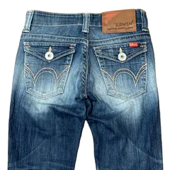 EDWIN 462XVL ブーツカットデニム インディゴ レディースXS エドウィン