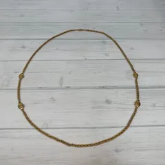 【塩】ChristianDior クリスチャンディオール ヴィンテージ ロング チェーン ネックレス CDロゴ 約80cm【22028SK】L24