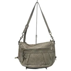 russet(ラシット) ショルダーバッグ - グレーベージュ ストラップ着脱可 レザー