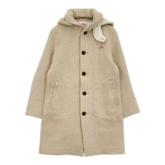 Danton ウールモッサロングコート JD-8457 サイズ34 コート ベージュ レディース ダントン【中古】5-1210A♪