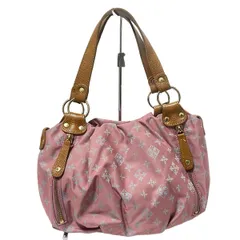 russet(ラシット) ハンドバッグ - ライトピンク×ライトブルー×ライトブラウン レザー