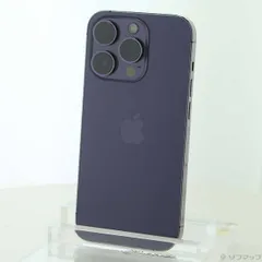 〔中古品〕 iPhone14 Pro 256GB ディープパープル MQ1E3J／A SIMフリー【198】