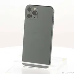 〔中古品〕 iPhone11 Pro 256GB ミッドナイトグリーン MWCC2J／A SIMフリー【377】
