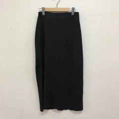 Spick&Span スピック&スパン 23AW ラメリブニットタイトスカート Iライン バックスリット ウエストゴム ウォッシャブルニット ブラウン 38 FREE相当