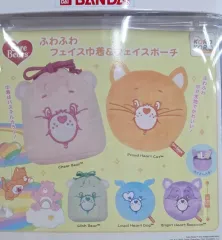 最新作 ケアベア ガチャ - ジッパー型 フェイスポーチ