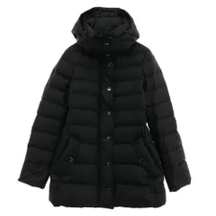 BURBERRY LONDON バーバリー ロンドン B1C10-853-10 フード着脱可 メガノバチェック ダウンコート ジャケット ブラック系 36【中古】のサムネイル