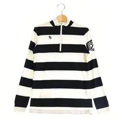 【送料0円！】パーリーゲイツ｜レディース｜0 (S相当)｜長袖カットソー｜ブラック系｜秋冬｜中古ゴルフ用品