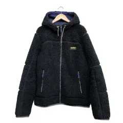 エルエルビーン L.L.BEAN マウンテンパイルフリースジャケット ID511023 フード ブラック サイズM 