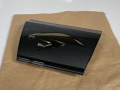 美品60系ハリアー後期エンブレム ブラック シルバー ドリンク 