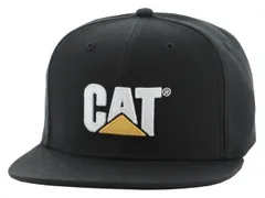 Caterpillar メンズ シェリダン フラットビルキャップ US サイズ: One Size カラー: ブラック [ブラック] [Free Size]