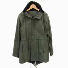 ◇AndA アンドエー オールレザー モッズコート オリーブ カーキ ミリタリーテイスト メンズ