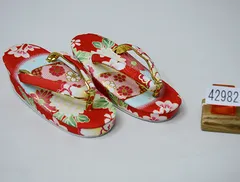 七五三 草履 単品 三歳 三才 3歳 3才 女児 女の子 18cm 赤色 和装 小物 NO42982