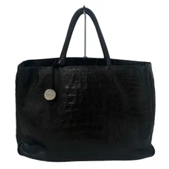 FURLA(フルラ) トートバッグ - 黒 型押し加工 レザー