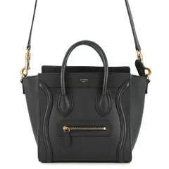 セリーヌ ハンドバッグ ラゲージシリーズ ナノショッパー 168243 CELINE 2way 黒