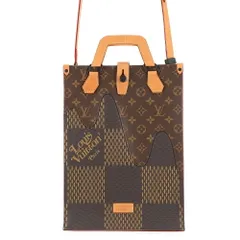 ルイヴィトン ハンドバッグ ダミエ・エベヌ ジャイアント モノグラム ミニトート N40355 2way NIGOコラボ ヴァージル・アブロー