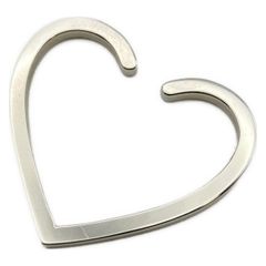 MAYU Earrings, Excellent Condition - Silver Ear Cuff (Single) / Heart