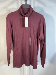 タグ付き　ユニクロ　レディース　Mサイズ　ソフトタッチ　タートルネックT　長袖