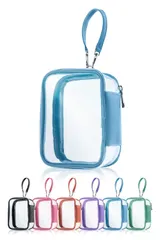 【360°推しが見える】ぬいぐるみポーチ 10cm ミニサイズ ぬいポーチ 推し活 ぬいぐるみ 収納 痛バ (スカイブルー, ミニ) [スカイブルー] [ミニ]