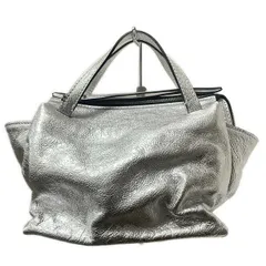 GIANNICHIARINI(ジャンニキャリーニ/ジャンニキアリーニ) ハンドバッグ - シルバー ミニバッグ レザー