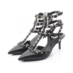 ヴァレンティノ・ガラヴァーニ Valentino Garavani パンプス ロックスタッズ レザー シューズ レディース Used A