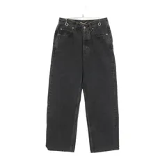 サンローランパリ SAINT LAURENT PARIS デニムパンツ 761453 ブラック コットン デニムパンツ レディース Used Aのサムネイル