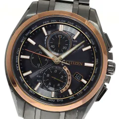シチズン CITIZEN AT8046-51E/H804-T024131 アテッサ 100周年記念モデル デイト ソーラー電波 メンズ 箱付き_932201