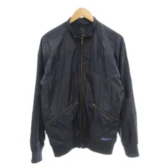アディダスオリジナルス adidas originals ジャケット ジャンパー S 紺 ネイビー ジップアップ ロゴ /NL ■YHS16