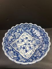 Eclectiquekaikai エクレクティックカイカイ 藍絵 大皿 美濃焼 | Mercari
