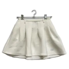 中古 レディース アディダスゴルフ adidas GOLF スカート L 白 ホワイト フレア