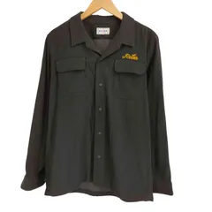 ローター ROTAR ダブルポケット猫目ボタン 開襟 L/S シャツ メンズ import：M のサムネイル