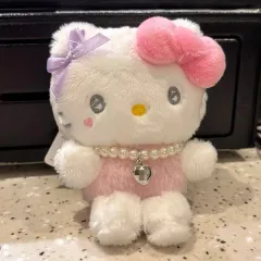 ハローキティ パールネックレス キーホルダー人形
