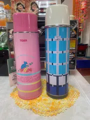 昭和レトロ TIGER タイガー魔法瓶／象印 水筒 2本セット 当時物 レトロポップ