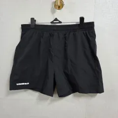 レディース Sサイズ アンブロ ブラック ハーフパンツ トレーナー ショーツ 傷なし 最高