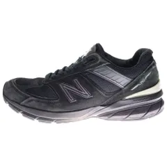 New Balance (ニューバランス) 990v5 メッシュローカットスニーカー M990BK5 ブラック US8.5/26.5cm