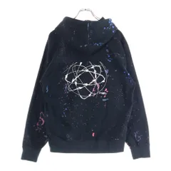 NIKE (ナイキ) USA M NK SOLO FLC PO HD 総柄 スウェットプルオーバーパーカー ブラック FD7666-010